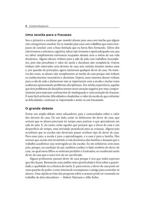 Aprendizagem Invertida para Resolver o Problema do Dever de Casa