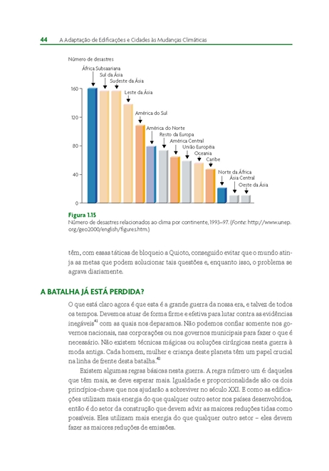 A Adaptação de Edificações e Cidades às mudanças