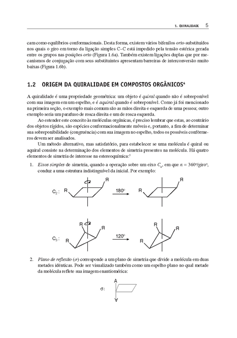 Introdução à Estereoquímica e à Análise Conformacional