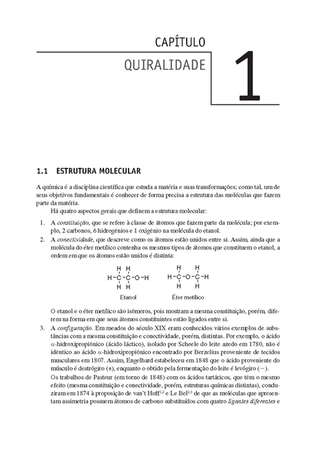 Introdução à Estereoquímica e à Análise Conformacional