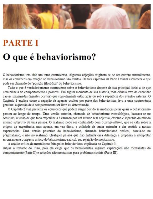 Compreender o Behaviorismo