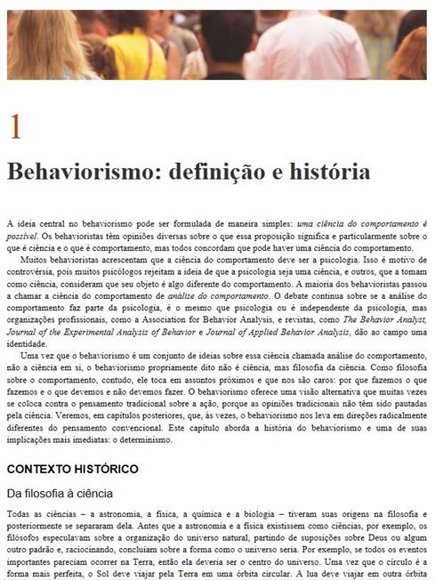 Compreender o Behaviorismo