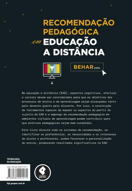 Recomendação Pedagógica em Educação a Distância