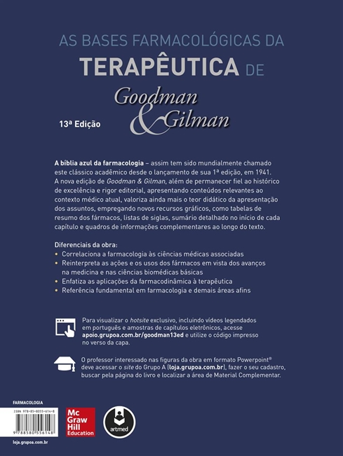 As Bases Farmacológicas da Terapêutica de Goodman e Gilman