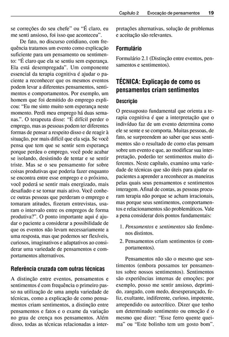 Técnicas de Terapia Cognitiva