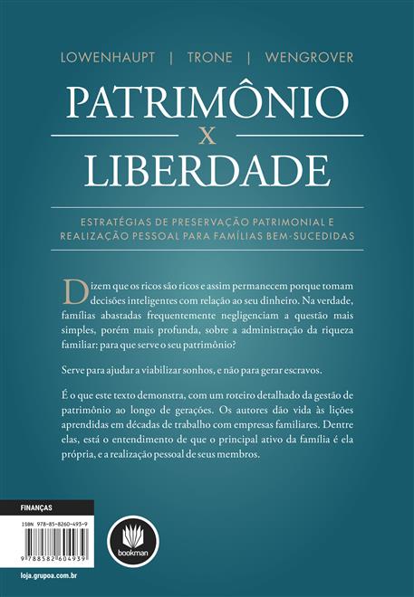 Patrimônio x Liberdade