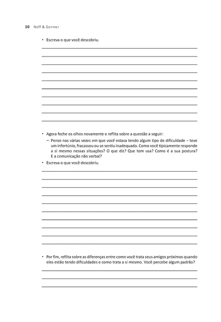 Manual de Mindfulness e Autocompaixão