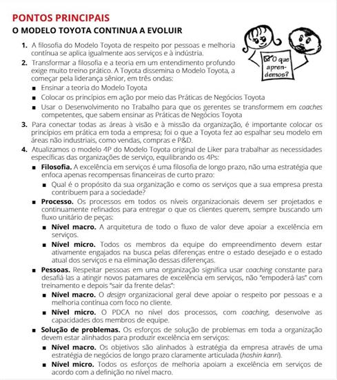 O Modelo Toyota de Excelência em Serviços