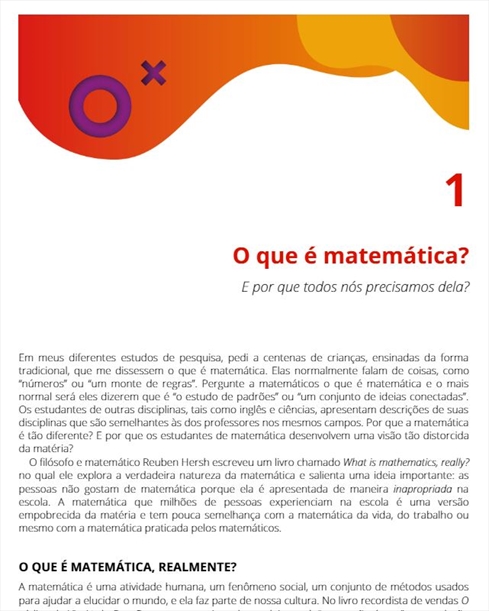 O Que a Matemática Tem a Ver com Isso?