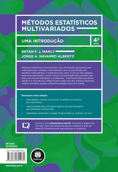 Métodos Estatísticos Multivariados