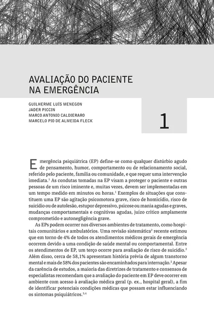 Emergências Psiquiátricas