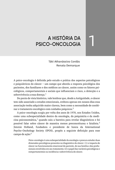 Prática Psiquiátrica em Oncologia