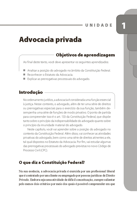 Atividades e Profissões Jurídicas