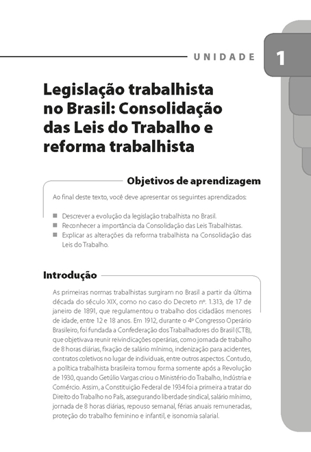 Legislação e Rotina Trabalhista e Previdenciária