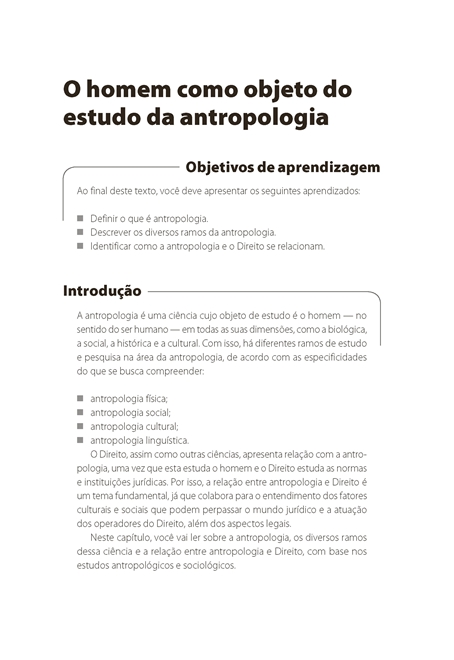 Fundamentos de Sociologia e Antropologia