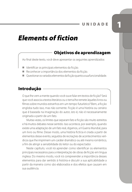 Textos Fundamentais de Ficção em Língua Inglesa