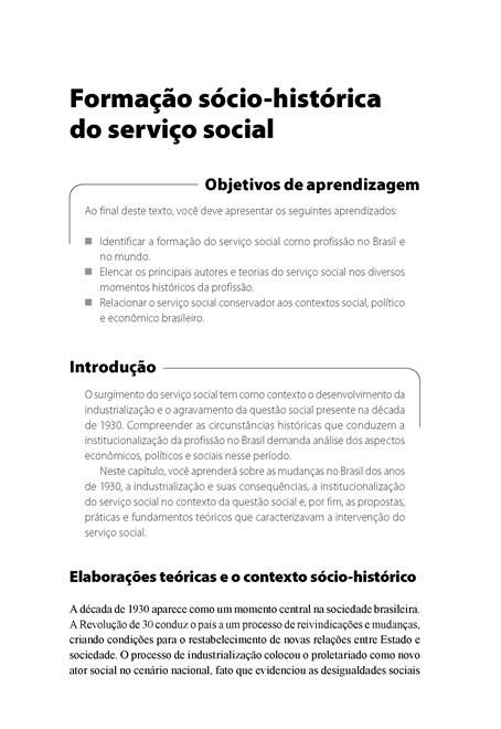 Fundamentos Históricos Teóricos e Metodológicos do Serviço Social