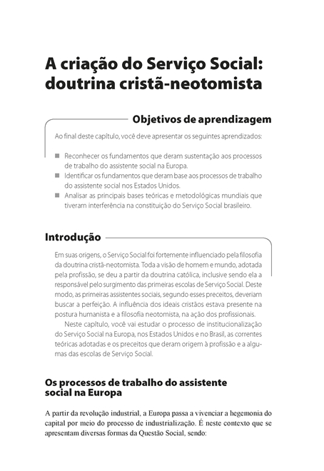 Fundamentos Históricos e Teórico-Metodológicos do Serviço Social I e II