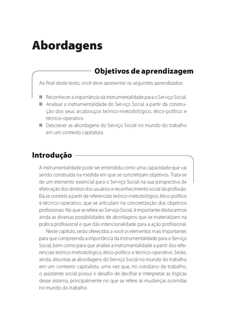 Estratégias e Técnicas em Serviço Social II