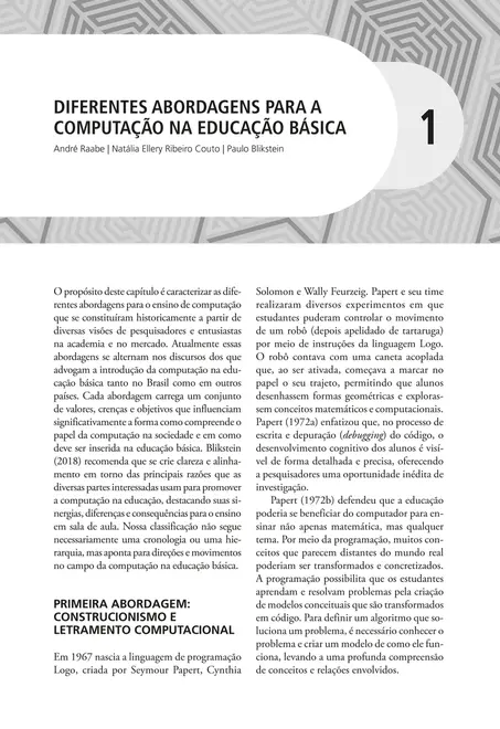 Computação na Educação Básica