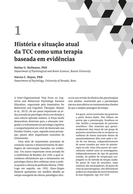 Terapia Cognitivo-Comportamental Baseada em Processos