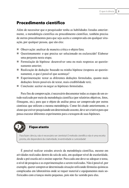 Metodologia do Ensino de Ciências