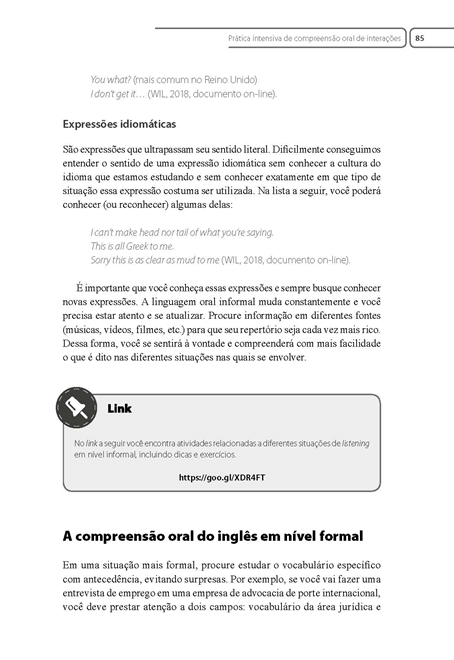 Oficina de Textos em Inglês Avançado