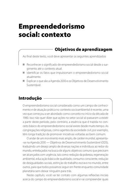 Empreendedorismo Social