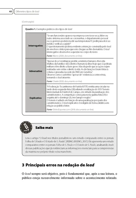 Princípios e Técnicas para a Prática da Redação Jornalística