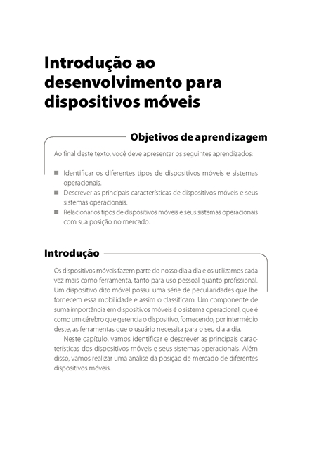 Desenvolvimento para Dispositivos Móveis