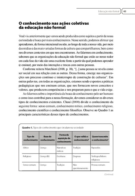 Gestão de Processos Educacionais Não Escolares