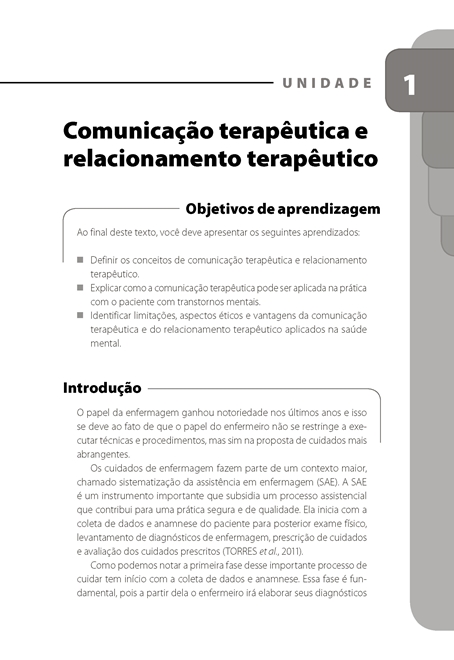 Saúde Mental e Cuidado de Enfermagem em Psiquiatria