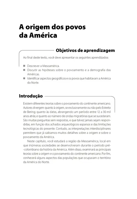 História da América