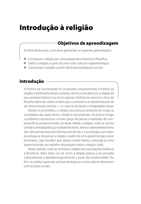 História das Religiões