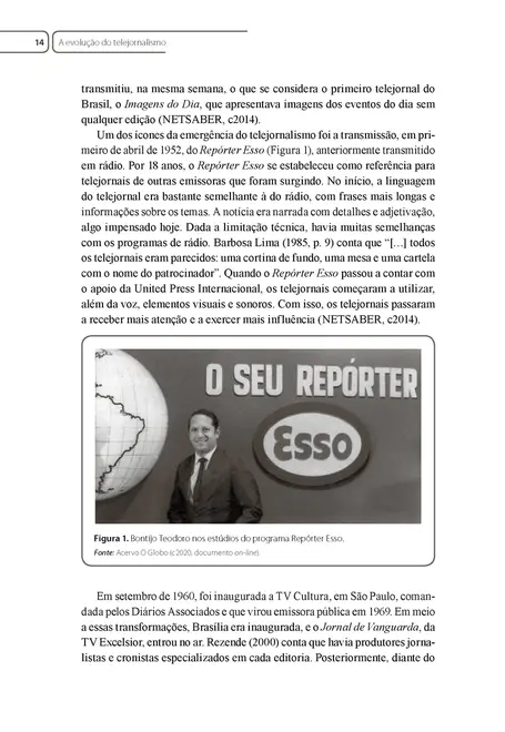 Estudos Avançados em Telejornalismo e Audiovisual