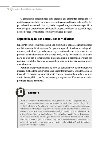 Jornalismo Especializado