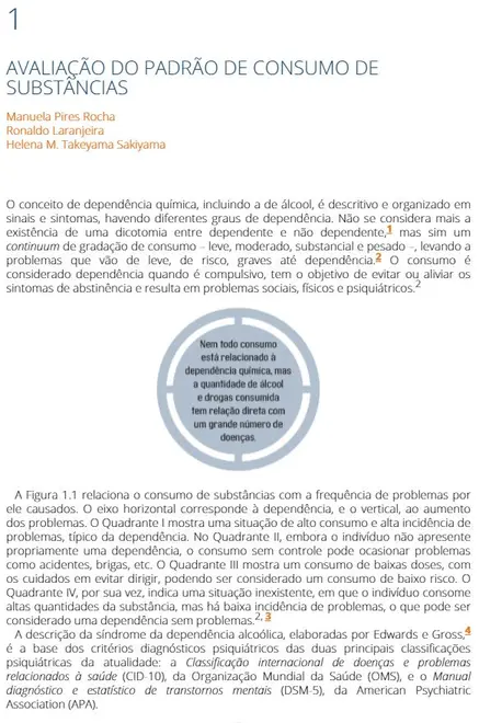 Tratamento do Uso de Substâncias Químicas