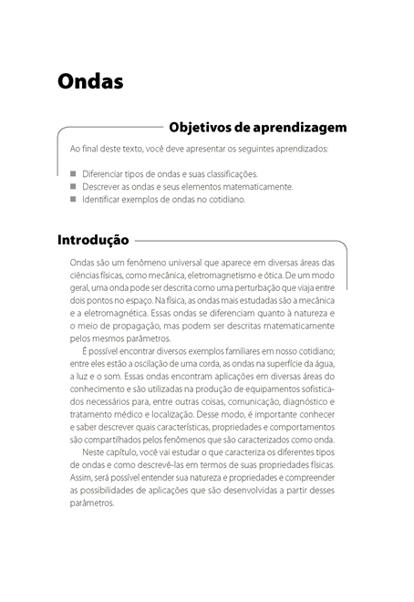 Oscilações, Ondas e Mecânica dos Fluidos