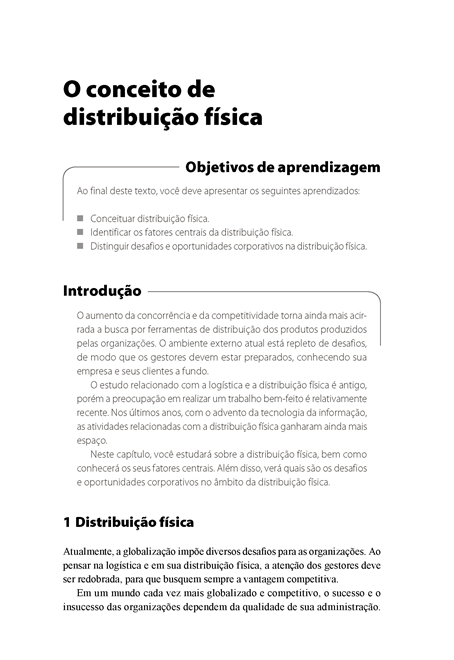 Gestão da Distribuição Física