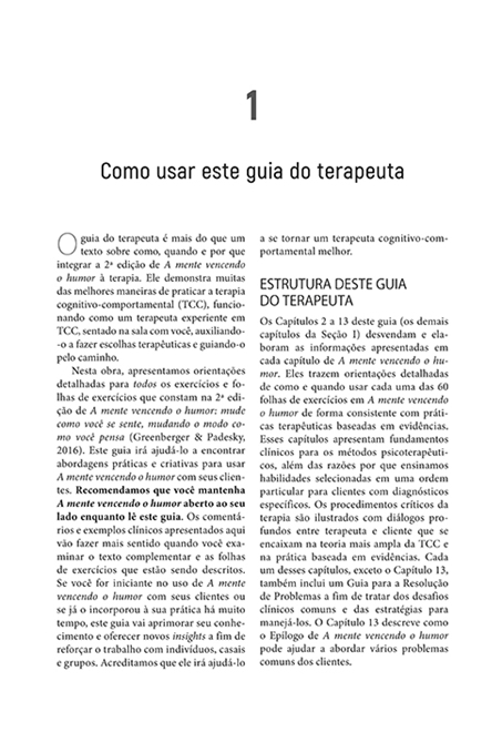 Guia de Terapia Cognitivo-Comportamental para o Terapeuta