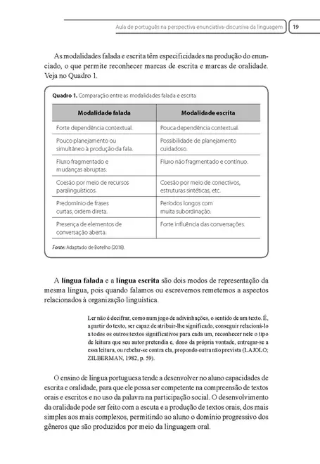 Prática Pedagógica e Metodologia do Ensino de Língua e Literatura