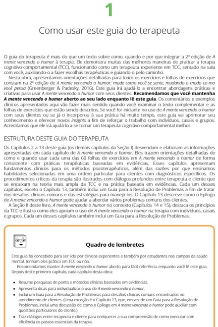 Guia de Terapia Cognitivo-Comportamental para o Terapeuta