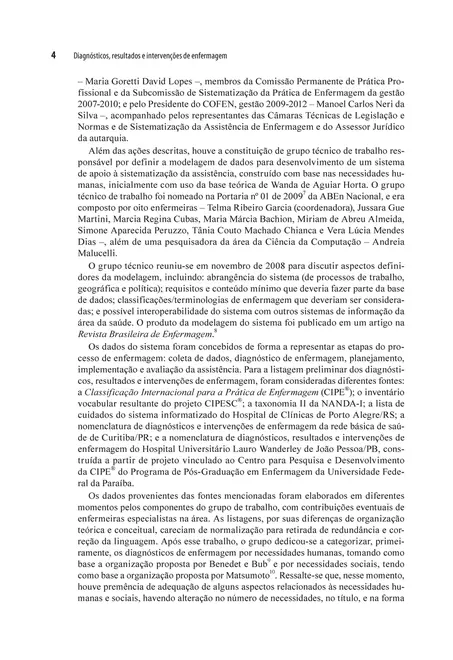 Diagnósticos, Resultados e Intervenções de Enfermagem