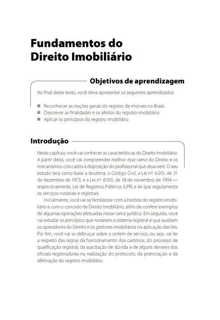 Registros de Imóveis e Gestão Patrimonial