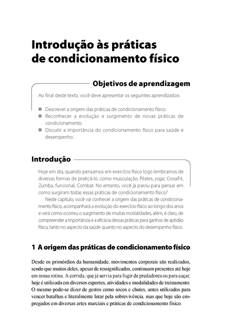 Práticas de Condicionamento Físico