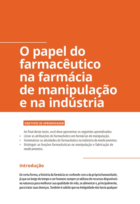 Farmacotécnica e Tecnologia de Medicamentos Líquidos e Semissólidos