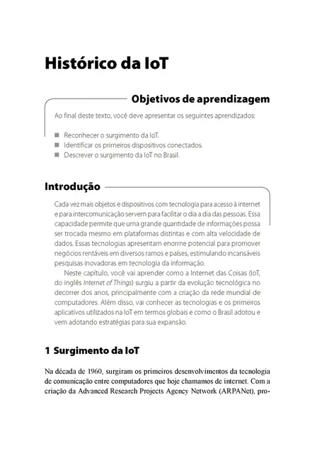 Arquitetura e Infraestrutura de IoT