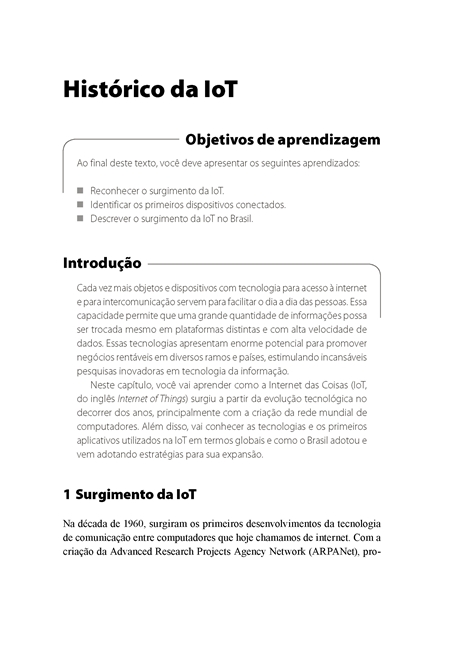 Arquitetura e Infraestrutura de IoT