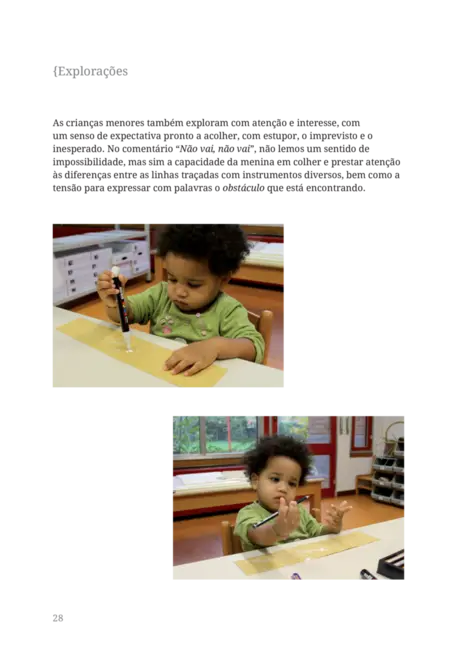 Mosaico de traços, palavras, matéria