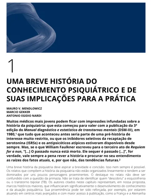 Tratado de Psiquiatria da Associação Brasileira de Psiquiatria